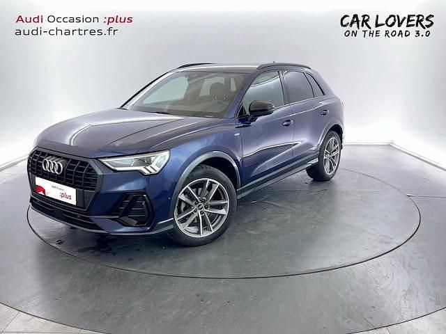 Bleu navarre métallisé Occasion 2021 Audi Q3 S-Line SUV | 33 990 € - Image 1/4