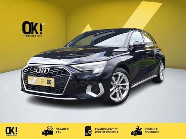 Noir Utilisé 2021 Audi A3 Sportback e-tron Advanced Berline | 23 990 € (Bon prix) - Image 1/4