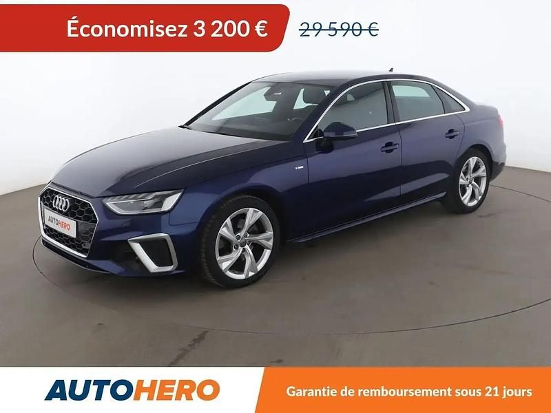 Bleu Utilisé 2019 Audi A4 S-Line Berline | 26 390 € (Bon prix) - Image 1/2
