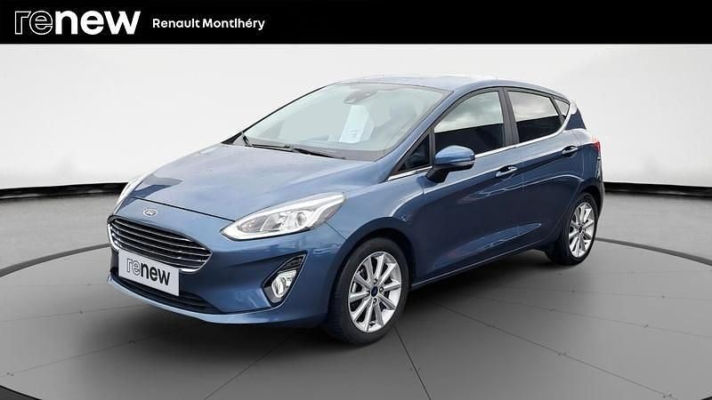 Occasion Ford Fiesta Titanium 100 ch (73 kW) 2019 Bleu Citadine