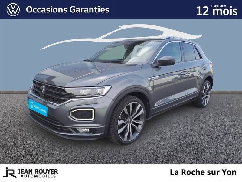 Gris Utilisé 2021 VW T-Roc R-line SUV | 30 990 € (Prix juste) - Image 1/3