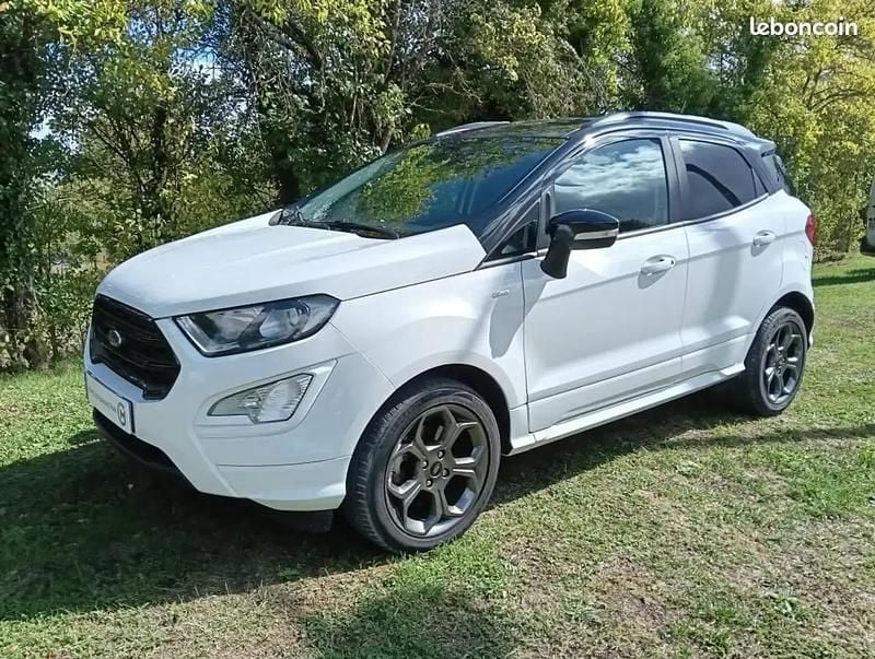 Blanc Utilisé 2018 Ford Ecosport ST-Line SUV | 9 990 € (Bon prix) - Image 1/4