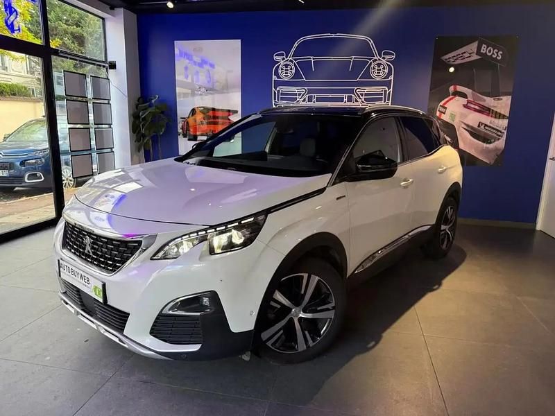 Blanc Utilisé 2019 Peugeot 3008 Allure Monospace | 16 480 € (Super prix) - Image 1/4