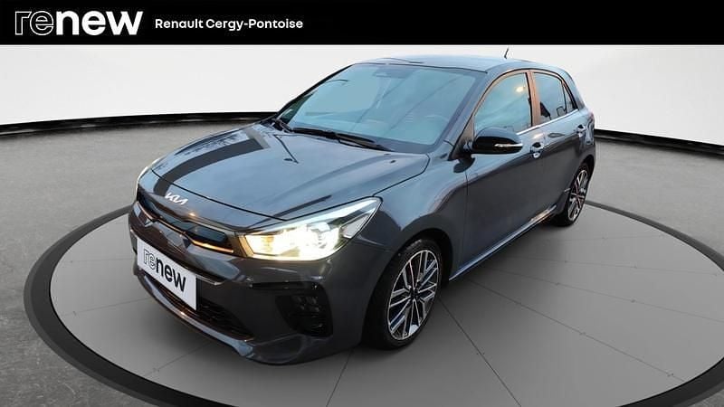Gris Utilisé 2021 Kia Rio GT-Line Berline | 14 780 € (Prix assez cher) - Image 1/4