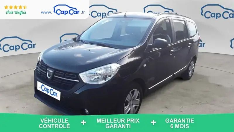 Noir Utilisé 2020 Dacia Lodgy Essentiel Monospace | 12 890 € (Bon prix) - Image 1/4
