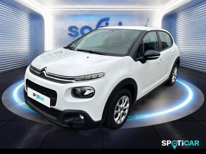 Blanc Utilisé 2019 Citroën C3 Feel Citadine | 9 999 € (Prix juste) - Image 1/3