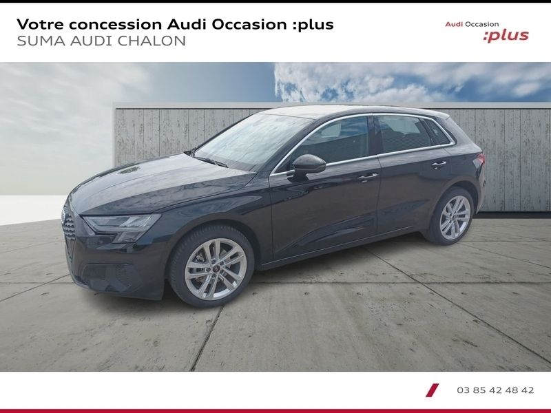 Noir Utilisé 2022 Audi A3 Sportback Berline | 23 990 € (Bon prix) - Image 1/3