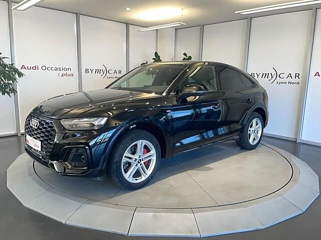 Noir mythic métallisé Utilisé 2021 Audi Q5 Sportback S-Line SUV | 44 998 € (Prix juste) - Image 1/4