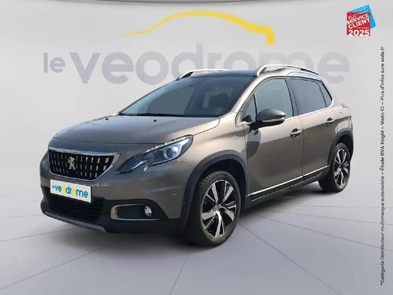 Gris Utilisé 2017 Peugeot 2008 Allure SUV | 9 499 € (Prix juste) - Image 1/4
