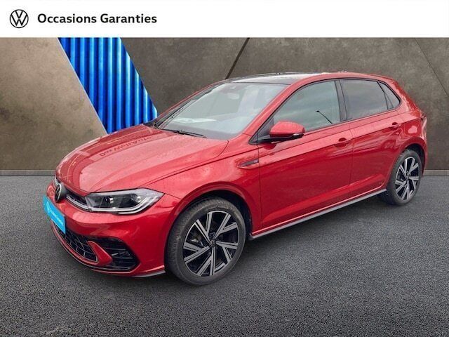 Rouge Utilisé 2024 VW Polo R-line Citadine | 23 990 € (Prix juste) - Image 1/4