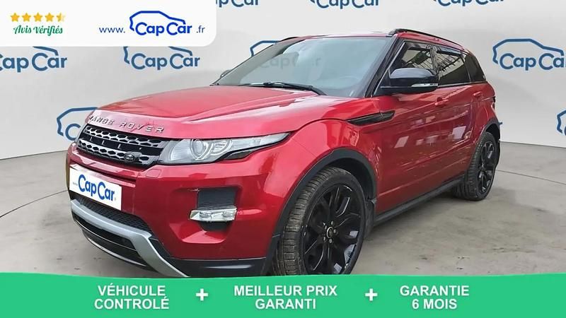Rouge Occasion 2013 Land Rover Range Rover evoque Dynamic SUV | 14 500 € (Bon prix) - Image 1/4