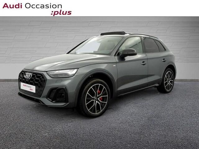 Gris daytona nacré Occasion 2021 Audi Q5 S-Line SUV | 38 900 € (Prix assez cher) - Image 1/4