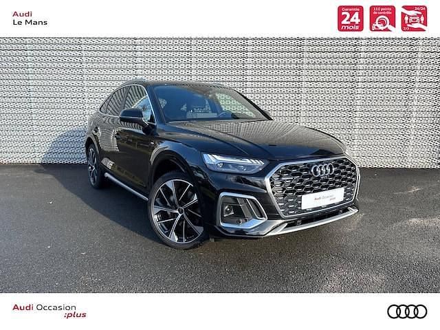 Noir mythe métallisé Occasion 2024 Audi Q5 Sportback S-Line SUV | 61 490 € (Prix juste) - Image 1/4