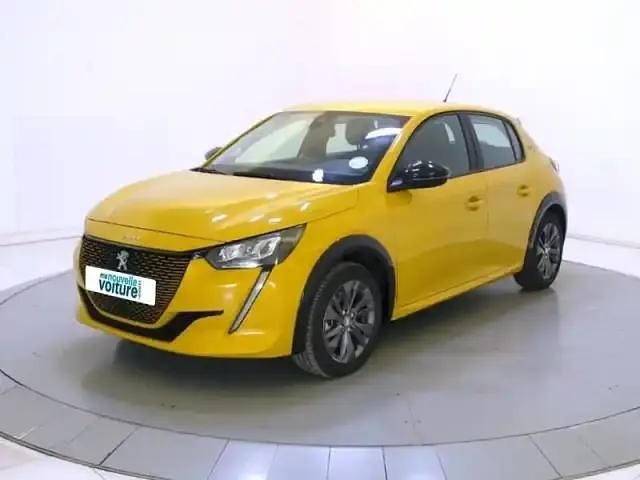 Jaune Utilisé 2021 Peugeot e-208 Citadine | 14 490 € (Bon prix) - Image 1/4