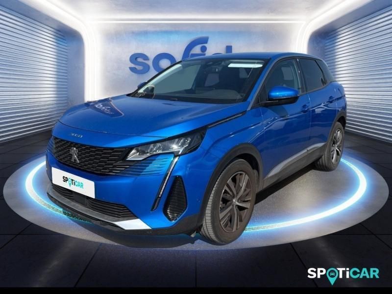 Bleu Utilisé 2021 Peugeot 3008 Allure SUV | 17 590 € (Super prix) - Image 1/3