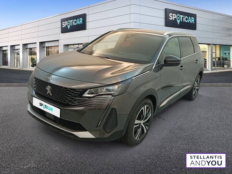 Gris Utilisé 2022 Peugeot 5008 GT Monospace | 25 988 € (Prix juste) - Image 1/4