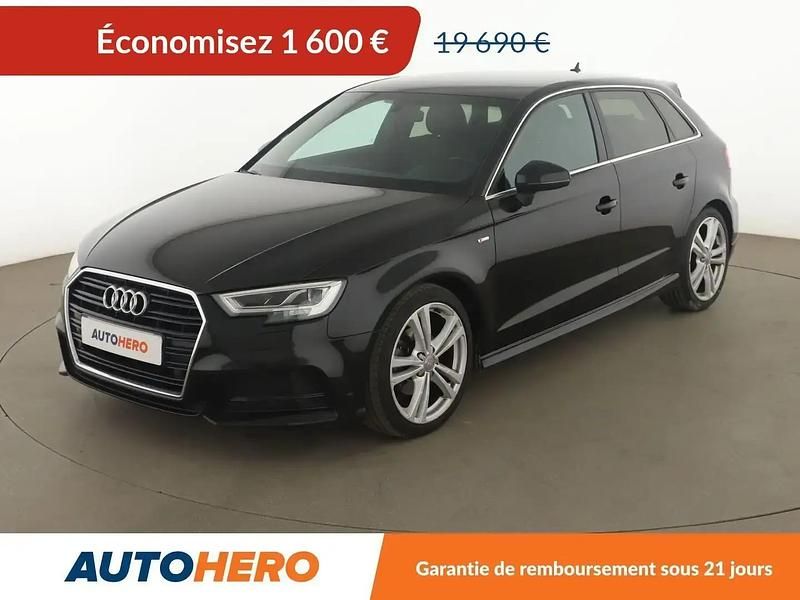 Noir Occasion 2017 Audi A3 S-Line Berline | 18 090 € (Prix juste) - Image 1/2