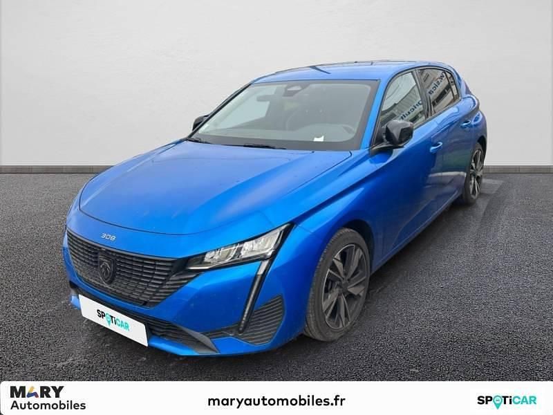 Occasion Peugeot 308 Allure 130 ch (95 kW) 2022 Bleu Berline