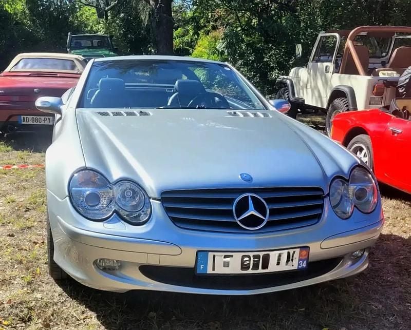 Gris Occasion 2004 Mercedes SL350 Cabriolet | 16 000 € - Image 1/4