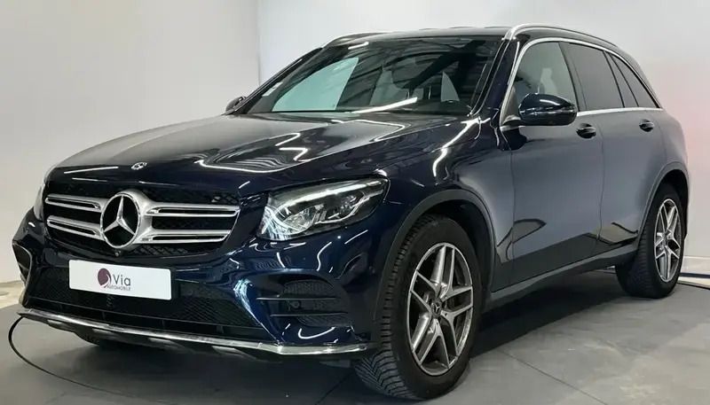 Bleu Utilisé 2018 Mercedes GLC220 Sportline SUV | 27 490 € (Prix juste) - Image 1/4