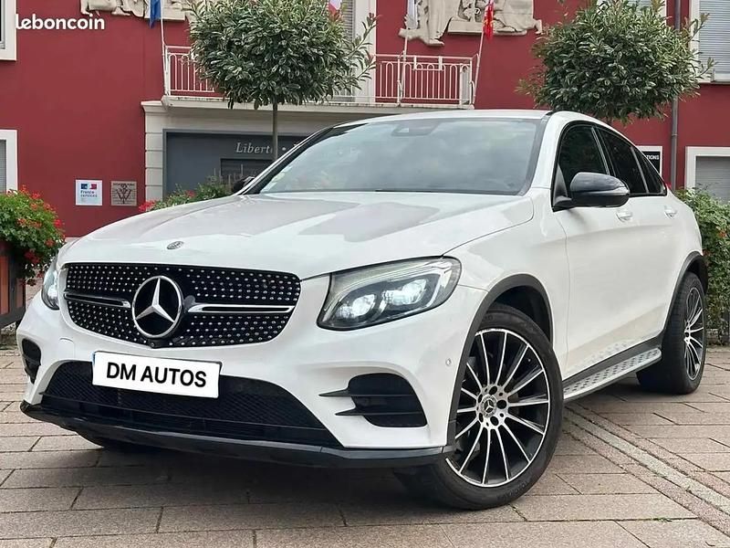 Blanc Utilisé 2017 Mercedes GLC250 Sportline Coupé | 31 990 € (Prix juste) - Image 1/4