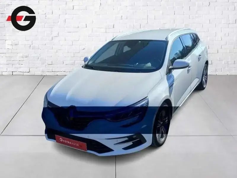 Blanc Utilisé 2022 Renault Mégane GrandTour Intens Break | 19 990 € (Prix juste) - Image 1/4