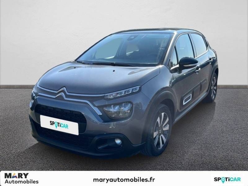Gris Utilisé 2023 Citroën C3 PureTech Citadine | 13 990 € (Prix assez cher) - Image 1/3