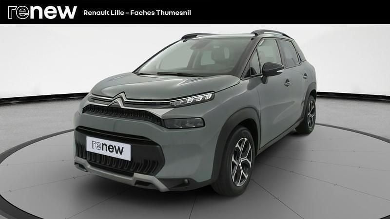 Gris Utilisé 2021 Citroën C3 Aircross PureTech SUV | 13 999 € (Prix juste) - Image 1/4