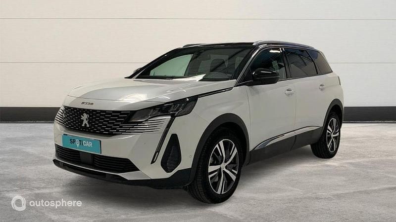 Blanc Utilisé 2023 Peugeot 5008 Allure Monospace | 27 499 € (Bon prix) - Image 1/4