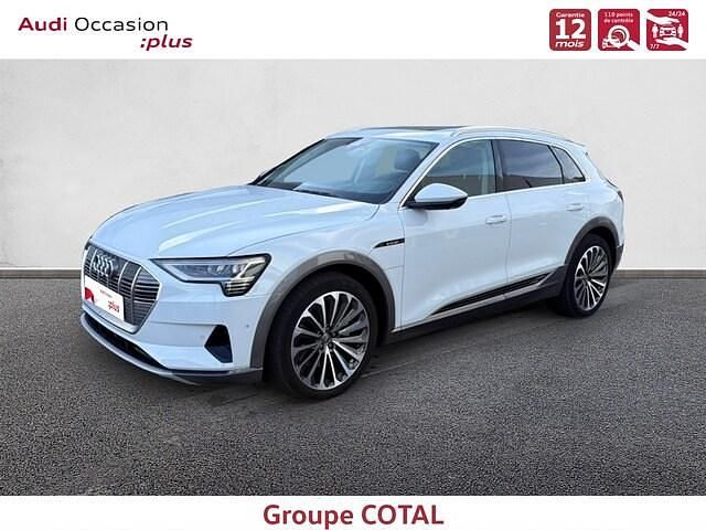 Blanc glacier métallisé Occasion 2019 Audi e-tron Premium SUV | 31 900 € (Prix juste) - Image 1/4