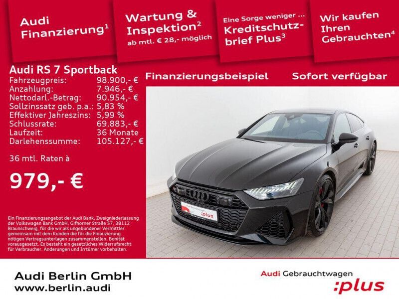 Utilisé 2022 Audi RS7 Sport Citadine | 99 900 € (Bon prix) - Image 1/4