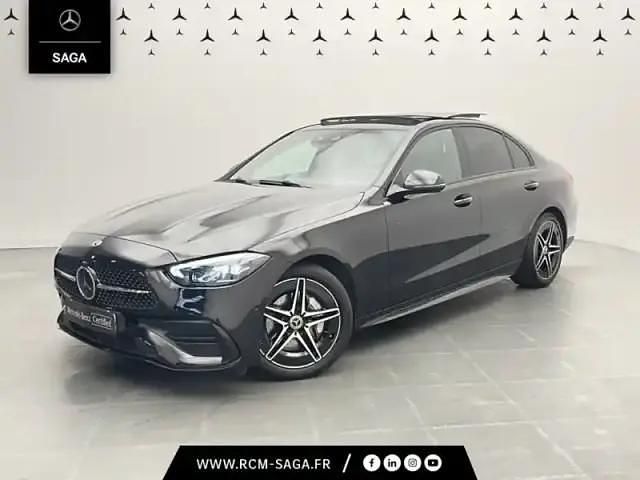 Noir Occasion 2025 Mercedes C220 AMG line Berline | 47 900 € (Prix juste) - Image 1/4