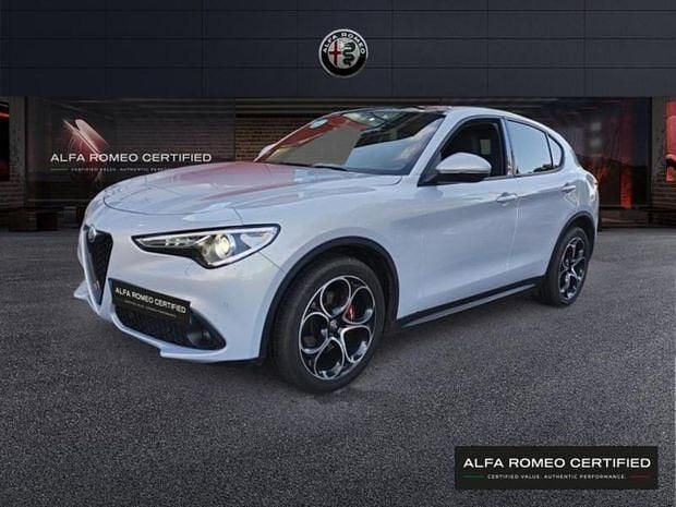 Gris panarea métallisée Utilisé 2022 Alfa Romeo Stelvio Sprint SUV | 33 490 € (Prix juste) - Image 1/4