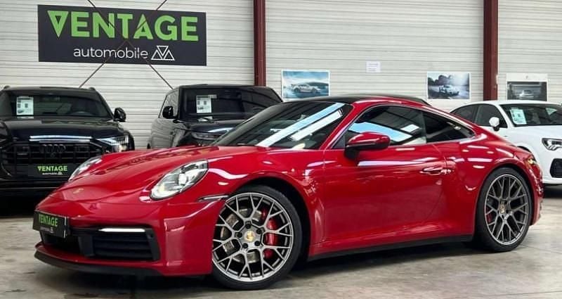 Rouge Utilisé 2019 Porsche 911 Carrera 4S Coupé | 129 900 € (Super prix) - Image 1/4