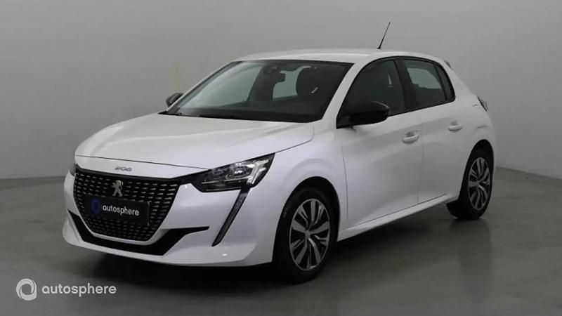 Blanc banquise (o) Utilisé 2023 Peugeot 208 Active Citadine | 12 999 € (Bon prix) - Image 1/4