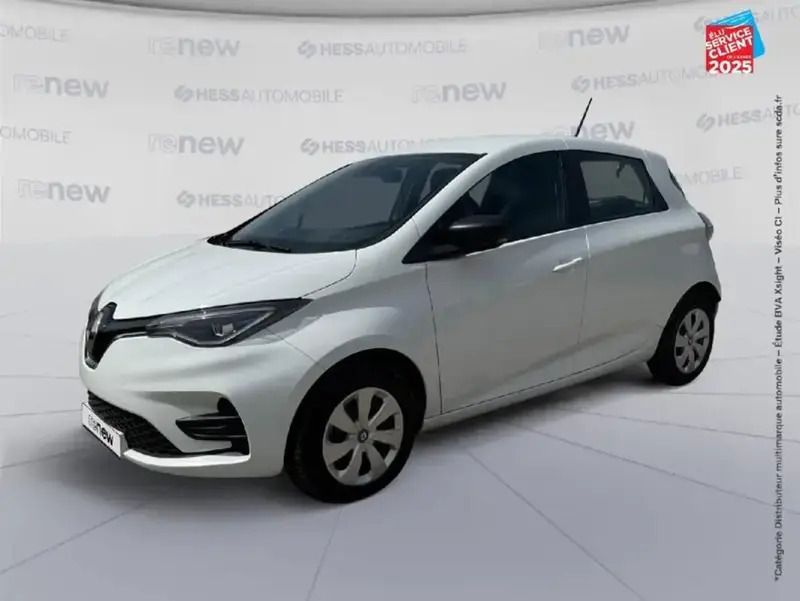 Blanc Utilisé 2021 Renault Zoe Life Citadine | 9 999 € - Image 1/4