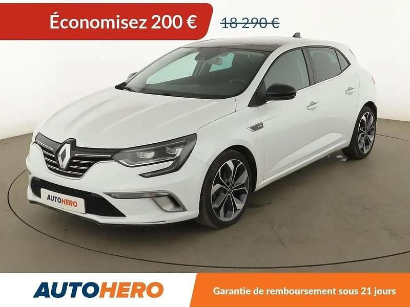Blanc Utilisé 2019 Renault Mégane GT Line GT-Line Berline | 18 090 € (Prix juste) - Image 1/2