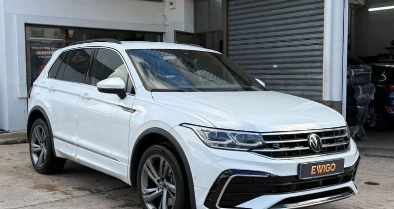 Blanc Occasion 2022 VW Tiguan R-line SUV | 30 490 € (Bon prix) - Image 1/4