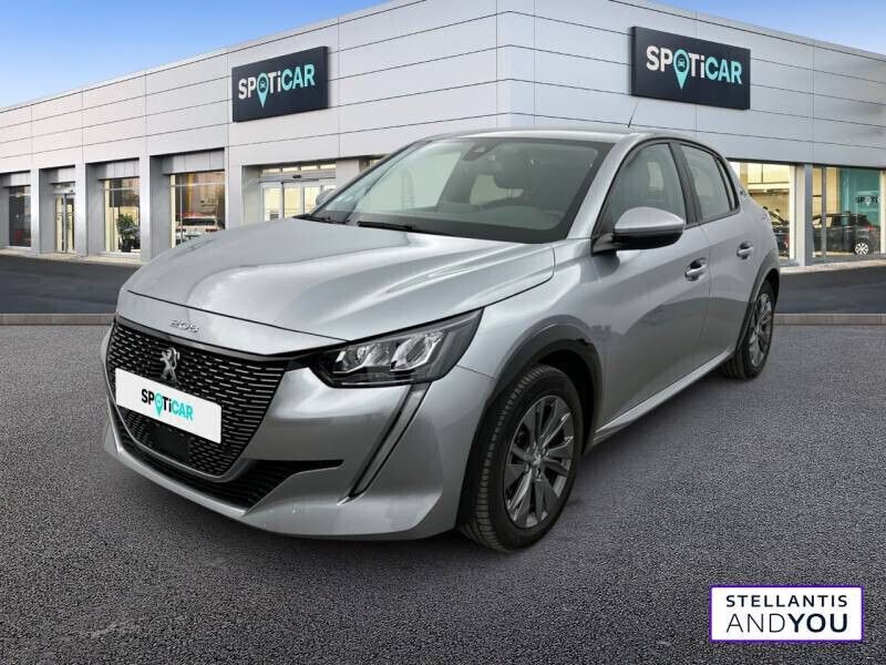 Occasion Peugeot e-208 Active 100 kW (136 ch) 2020 Gris Citadine