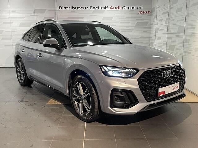 Argent fleuret métallisé Occasion 2023 Audi Q5 Sportback S-Line SUV | 48 990 € (Prix juste) - Image 1/4
