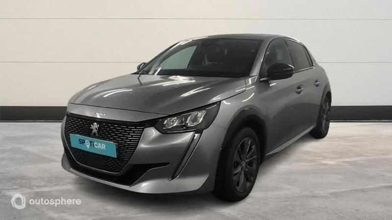 Gris Utilisé 2022 Peugeot e-208 Citadine | 18 499 € (Prix juste) - Image 1/4