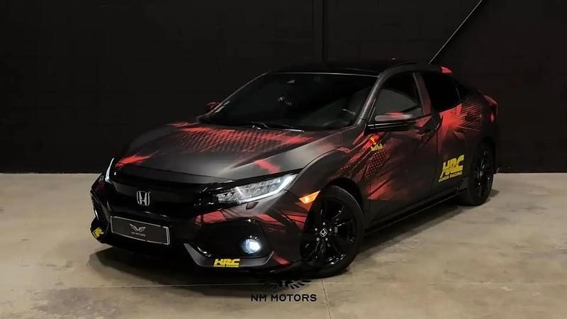 Noir Occasion 2018 Honda Civic Sport Plus Berline | 19 990 € (Bon prix) - Image 1/4