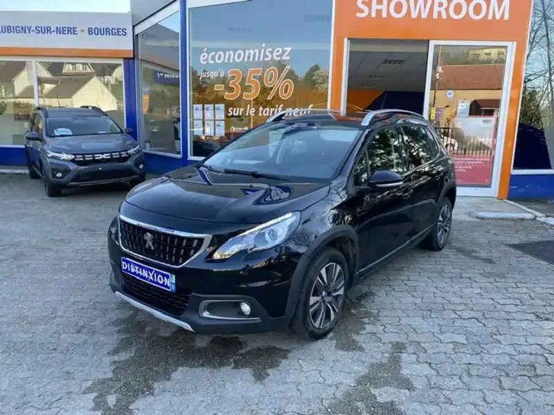 Noir Utilisé 2019 Peugeot 2008 Allure SUV | 11 480 € (Bon prix) - Image 1/4