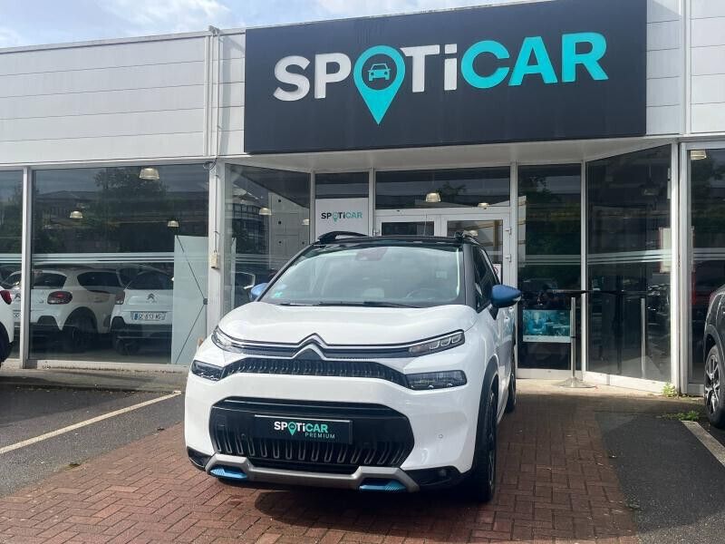 Blanc Utilisé 2021 Citroën C3 Aircross PureTech SUV | 18 989 € (Prix cher) - Image 1/4