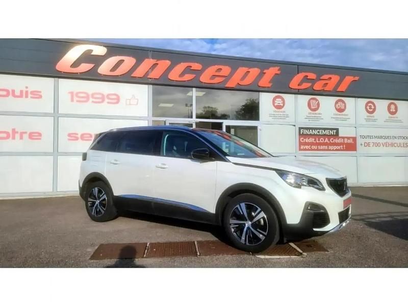 Noir Utilisé 2020 Peugeot 5008 Allure Monospace | 22 990 € (Prix assez cher) - Image 1/4