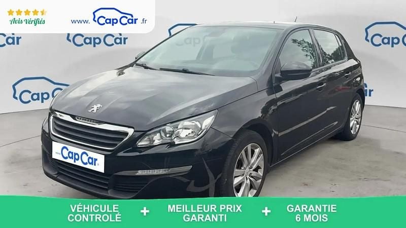 Noir Utilisé 2013 Peugeot 308 Active Berline | 6 990 € (Super prix) - Image 1/4