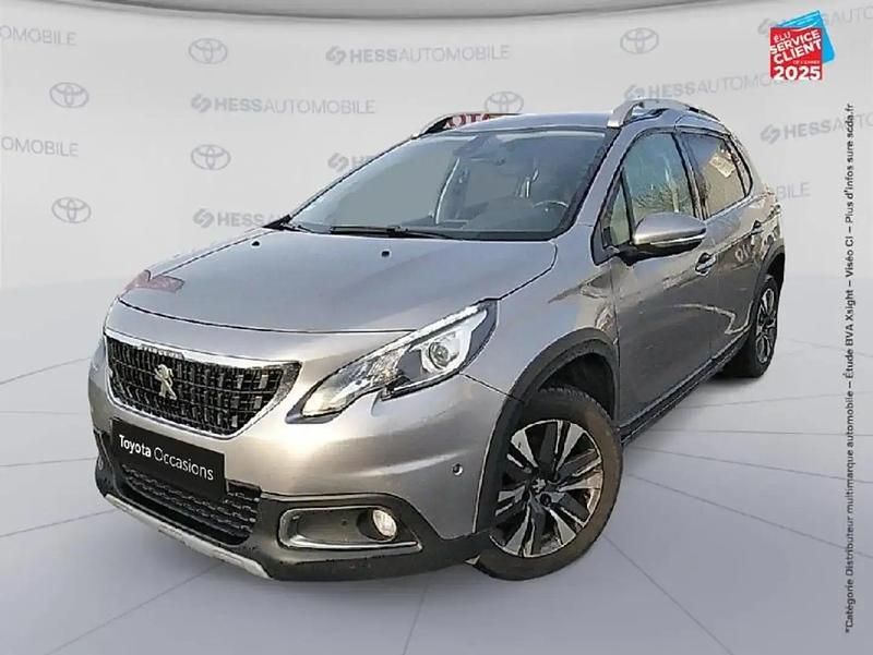 Gris Utilisé 2019 Peugeot 2008 Allure SUV | 10 799 € (Super prix) - Image 1/4