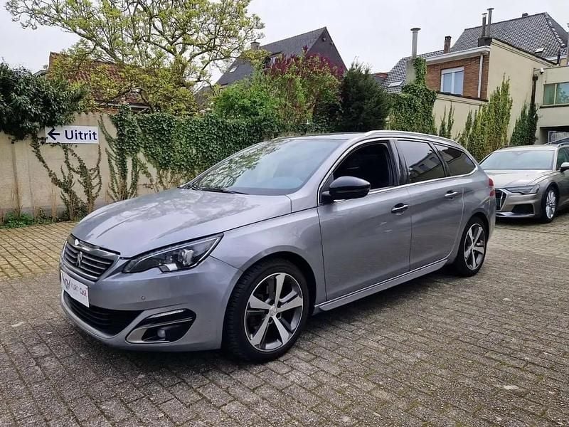 Gris Utilisé 2017 Peugeot 308 GT-line Break | 8 900 € (Super prix) - Image 1/4
