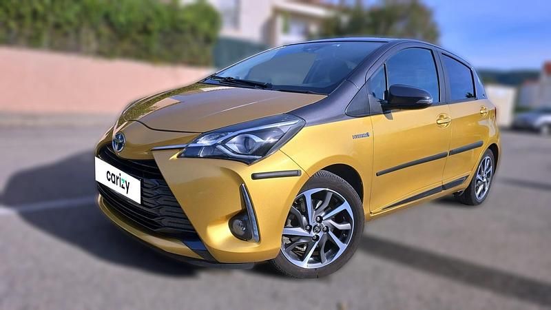 Jaune Occasion 2019 Toyota Yaris Hybrid Berline | 13 400 € (Super prix) - Image 1/4