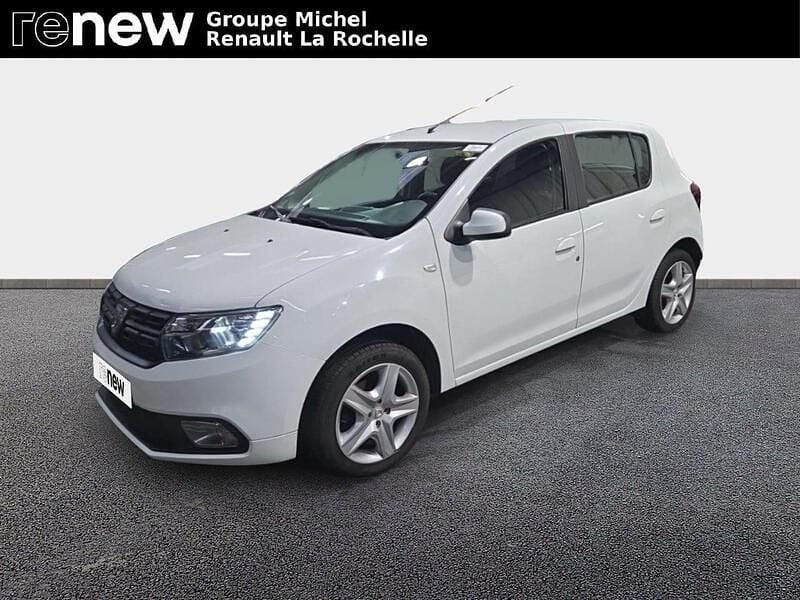 Blanc Occasion 2018 Dacia Sandero Lauréate Citadine | 8 490 € (Bon prix) - Image 1/4